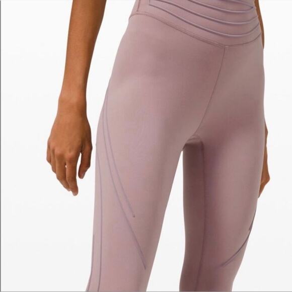 Lululemon Leggings Get in Line Super High Rise Tight 28" Violet Verbana Purple 4 - Picture 5 of 10